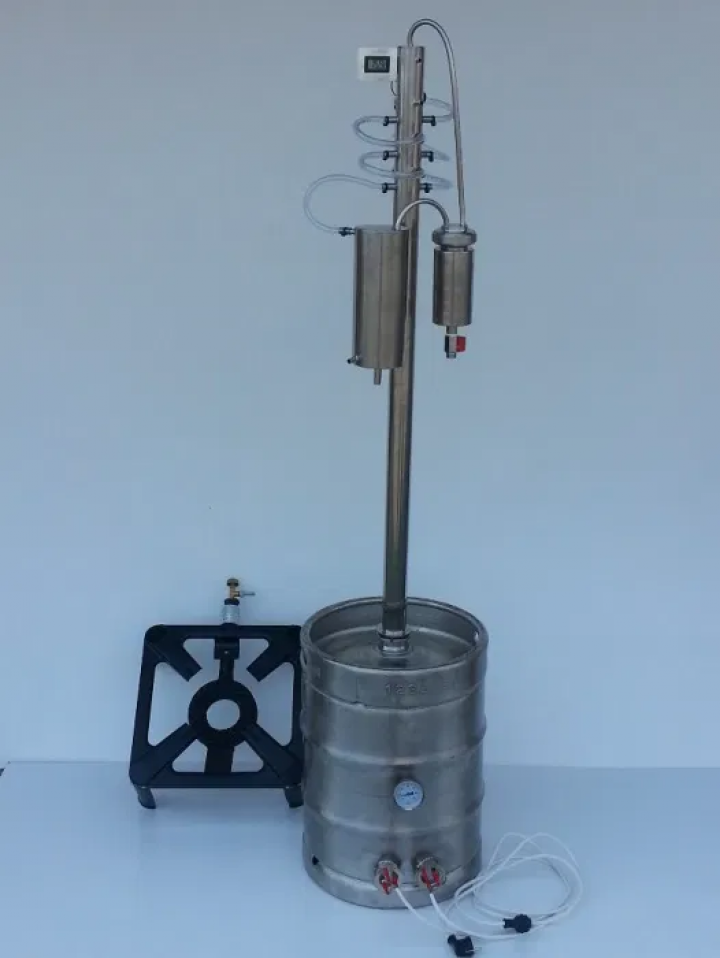 destylator gazowy lub elektryczny kolumna zimne palne odstojnik odkręcany smakówka